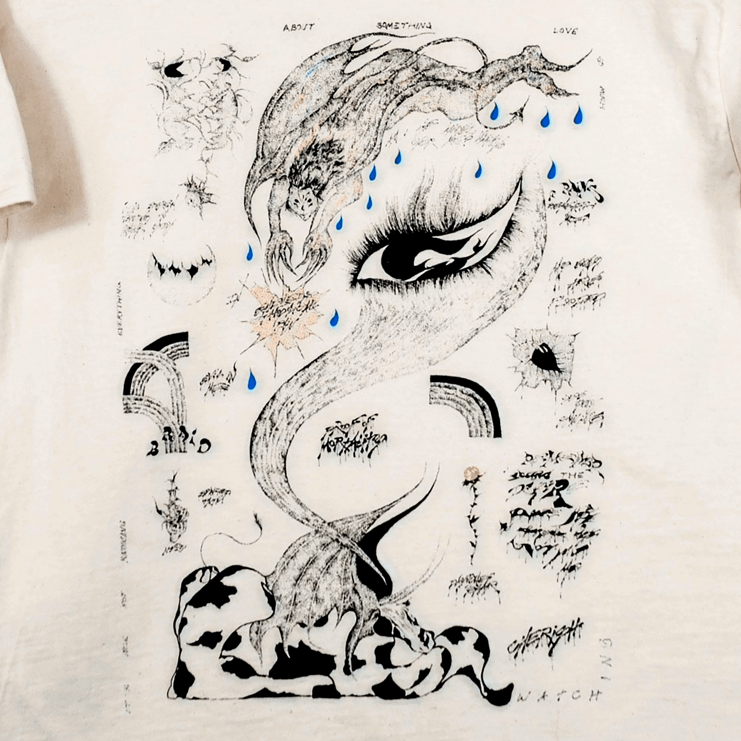 Highly detailed line print screen print